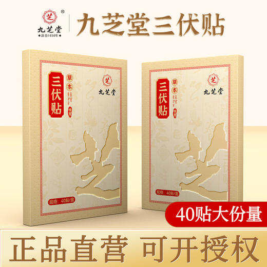 【养阳时节，正品九芝堂三伏贴】中华老字号正品九芝堂三伏贴，夏养三伏传承古法，夏季家用三九贴艾草颈椎穴位贴三伏草本贴艾灸贴QQ 商品图0