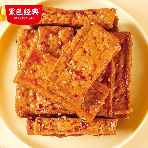 黑色经典武冈厚豆干简装100g/袋 厚切豆干汤汁饱满 商品图3