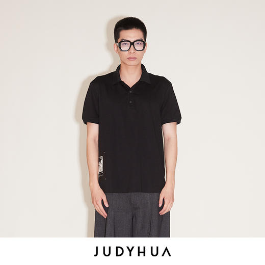 JUDYHUA 张恩利联名款 花园系列口袋POLO 商品图1