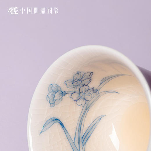 问鼎钧瓷鹅黄青花毓秀杯（隐芳）(缺货) 商品图2