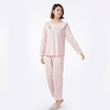 都市丽人睡衣生活家居长袖家居服针织提花薄女士棉质套装LHT2M5 商品缩略图2