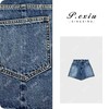 PanYiXiu/潘依绣多片式剪裁渐变水洗重工韩版牛仔短裤 D6575 商品缩略图0