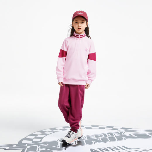 【5A级抗菌】女童运动风针织套装新款安奈儿童装实体店同款AG431584 商品图3