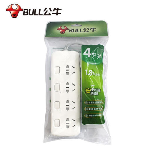 公牛  新国标插座  S1043  1.8m 商品图3