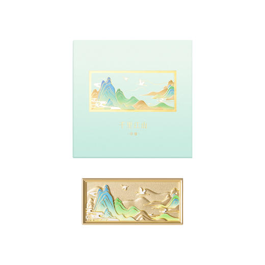 【故宫香膏】千里江山固体香膏 商品图5