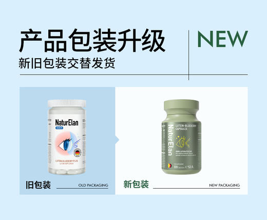 【通用】德国NaturElan蓝莓叶黄素胶囊 视力呵护缓解眼疲劳，拒绝眼睛干涩补充眼部营养，青少年、成人、中老年人全系列营养补充 商品图7