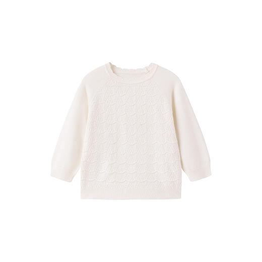 【商场同款】英氏儿童羊绒毛衣套头衫百搭女童针织衫打底衫新款 商品图1