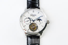 NOOB出品，必属精品‼️市场目前至高品质 格拉苏蒂原创精髓参议员系列真陀飞轮，全自动机械动能显示24小时日月星辰【亚洲定制版巨稳定】海鸥真陀飞轮手表