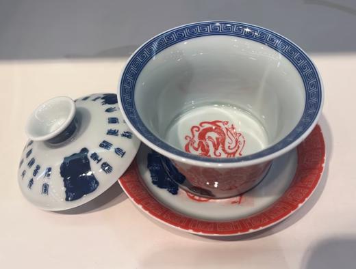 成艺-凤凰迷你1号三才盖碗200ML战马马蹄介杯千佛元宝小介杯三才盖碗 商品图10