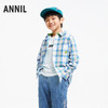男童挺括全棉格子衫新款安奈儿童装实体店同款AB431544 商品缩略图0