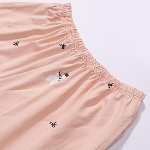 都市丽人睡衣生活家居长袖家居服26支CVC单面薄女士棉质套装LHT2M1 商品图6