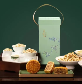 东方宾馆 | 东方八仁 中秋月饼礼盒180g*4枚装 现货票券同售