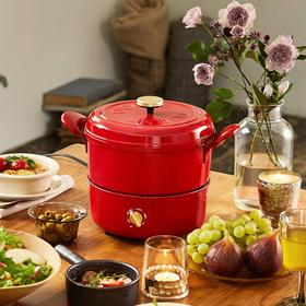 日本BRUNO博鲁诺电陶珐琅锅BOE065