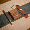 羽诗制造出品 四明风骨丝绸邮票珍藏册骨木镶嵌手机支架书签笔礼盒套装 商品缩略图3