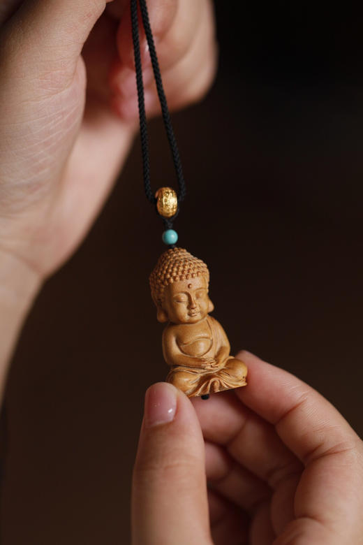 【青山特惠】老山檀【静思佛】吊坠 挂件 s20 商品图7