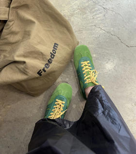 老米优品🎈配色太绝了！！《马拉松复古德训鞋》反绒小牛皮胚拼接，羊皮鞋垫，超轻透气！橡胶大底，久穿不累~~