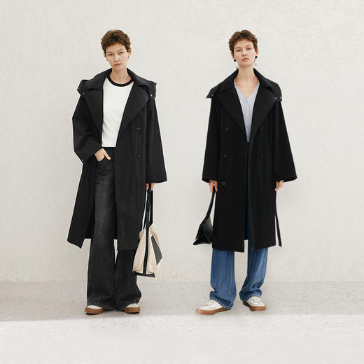 【商场同款】麦檬春中长风衣5F2160031 商品图4