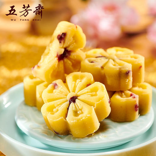 五芳斋 原味+蔓越莓+桂花三味混搭 口感清新 细腻绵密  入口即化 夏天冰冻更美味 3盒一次性吃到所有口味 25g*4/盒 共12枚 商品图3