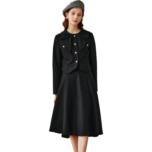 欧芮儿气质小香风黑色时尚套装两件套女秋季2024新款法式高级感 商品图4