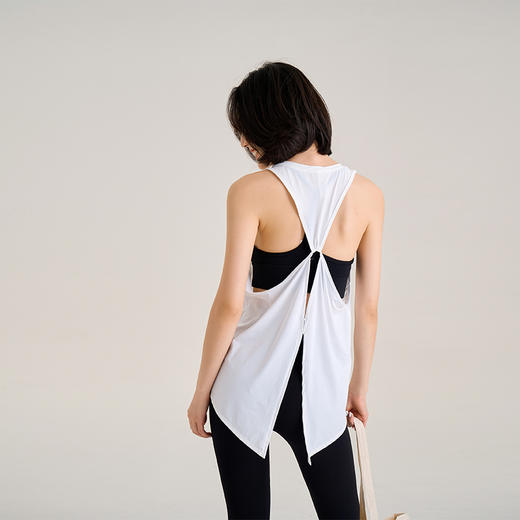 【裸感】轻盈柔软 冰感蝴蝶美背罩衫 运动无袖背心 商品图1