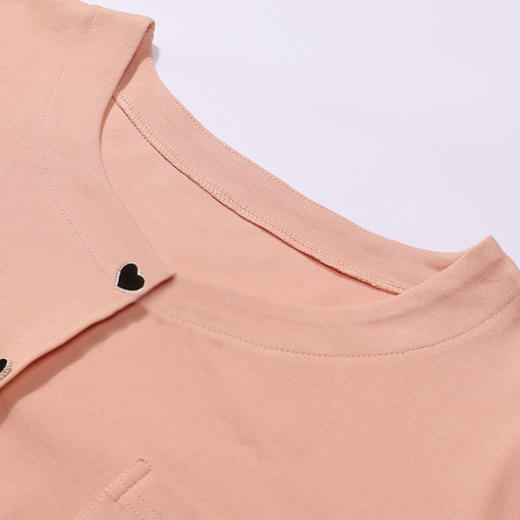 都市丽人睡衣好睡好眠短袖家居服RC50/50双面薄女士棉质套装LHT2W8 商品图1