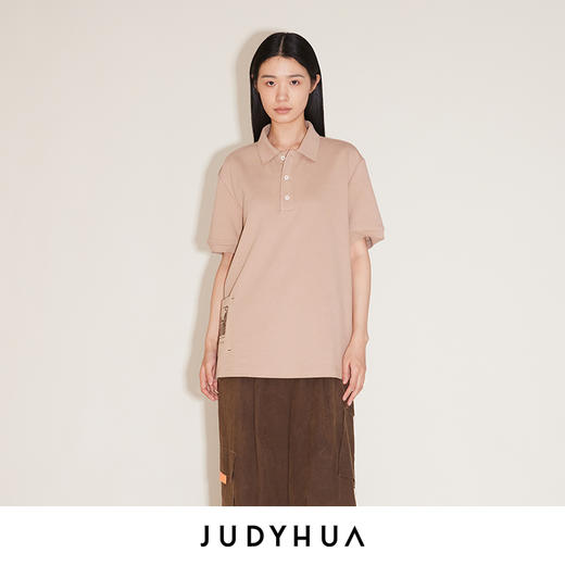 JUDYHUA 张恩利联名款 花园系列口袋POLO衫 商品图3