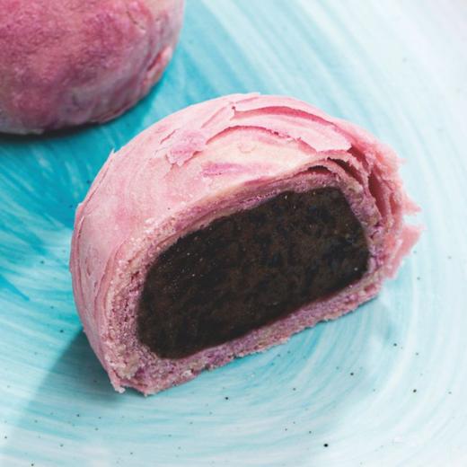 蜂蜜黑米燕麦青稞月饼 商品图0