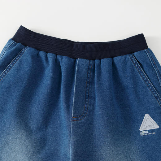 男童元气靛蓝潮牛仔单裤新款安奈儿童装实体店同款AB436542 商品图4