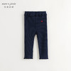 马克珍妮女童花边腰弹力针织打底裤儿童裤子2024年秋装新款241305 商品缩略图3