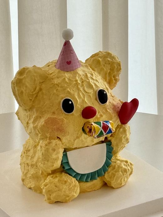 黄油吹哨小熊·奶油蛋糕 商品图0