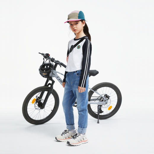 女童修身泡芙牛仔新款安奈儿童装实体店同款AG436594 商品图3