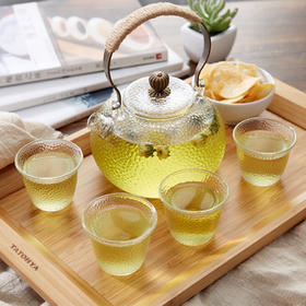 【专柜-多样屋】多样屋和风－明雅玻璃茶具组耐高温一壶四杯茶壶茶杯