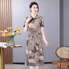 MC 2438妈妈夏装连衣裙国风改良旗袍裙 商品缩略图1