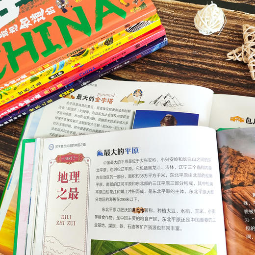 孩子最想知道的《中国之最》+《世界之最》- 精装全6册 2000+幅实景图和手绘图 22个主题 商品图4