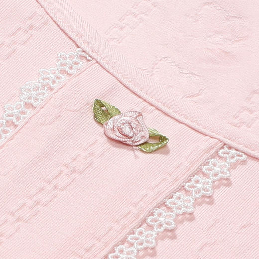 都市丽人睡衣生活家居长袖家居服针织提花薄女士棉质套装LHT2M5 商品图5