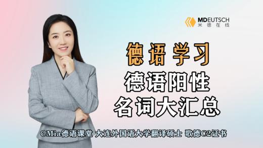 德语阳性名词大汇总 商品图0