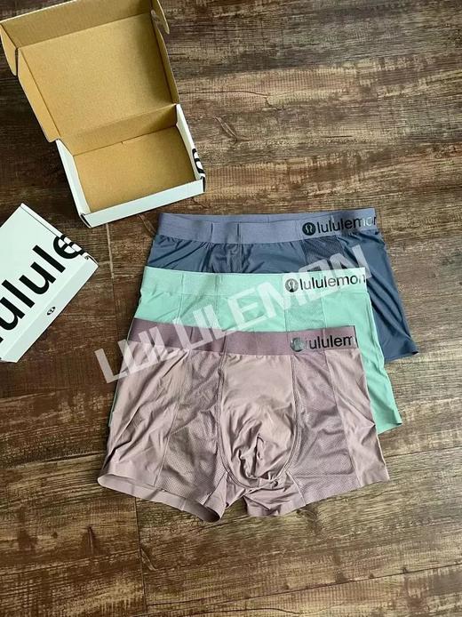 激光打孔+无痕压胶露露平角内裤礼盒三条装 商品图0