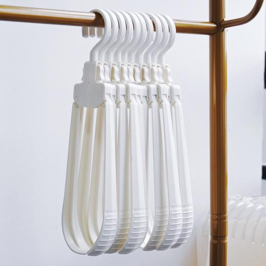 💥💰39.9得30个！居家出游100%得用上🥼 没有比这更方便的衣架了  【Trees&wind防风秒折叠衣架】🔺一按就收，一撑即晾 商品图7