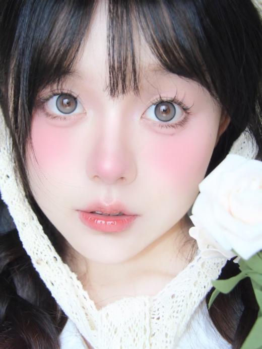 Jellydoll 月抛 麻薯球 14.5mm 灰黑色 拍下即为一副两片 商品图2