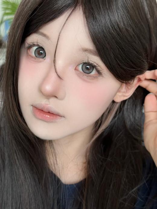 Jellydoll 月抛 麻薯球 14.5mm 灰黑色 拍下即为一副两片 商品图1