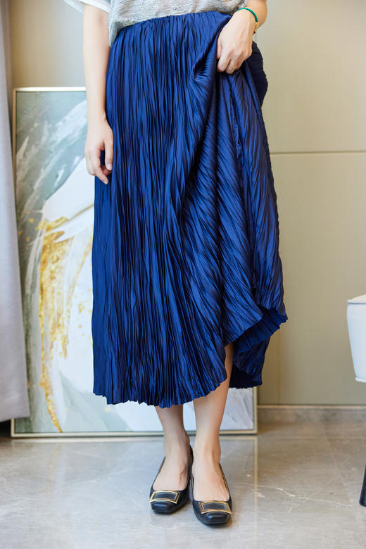 绕指玫瑰褶皱半裙 商品图5