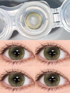 loveiikira 半年抛 茶艺大师/她的玫瑰 绿/粉 14.2mm 非离子