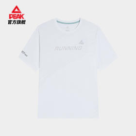 匹克2024年新款大众跑系列男款圆领短T恤F6243621