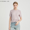 VIVIAN LIU薇薇安刘TR2426306春女装新款连帽短袖休闲时尚针织衫 商品缩略图0