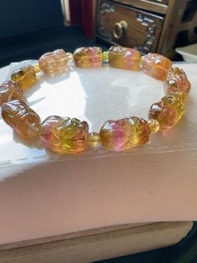 28.3g 雕刻碧玺手链