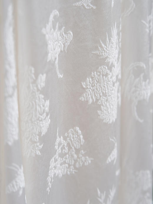 盛唐牡丹 |珍珠白冠乐绉梅兰竹菊半裙 商品图5