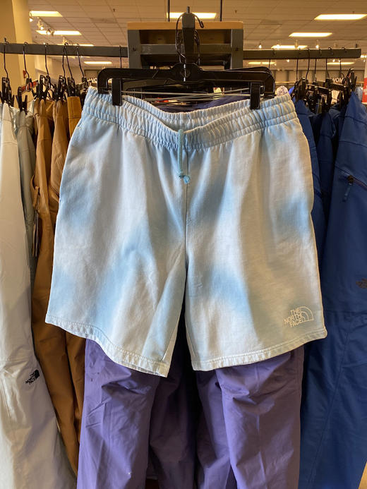 THE NORTH FACE/北面 男士扎染小标印花内加绒休闲短裤 商品图0