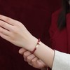珩钻  国潮系列福禄相伴手串高质朱砂手链6mm 商品缩略图4