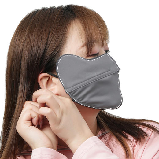 【多样屋专柜】多样屋护眼角冰感防晒口罩/风信蓝 防紫外线薄款骑行开车透气遮阳 商品图5