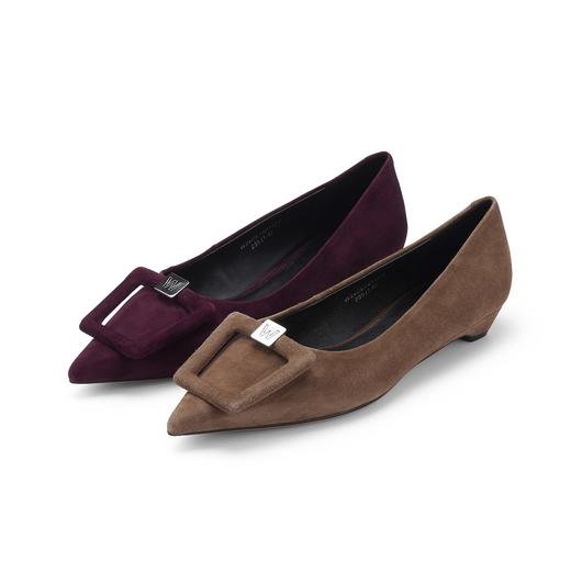 westory春秋时尚优雅单鞋平底尖头百搭单鞋女W24CE74511 商品图0